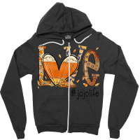 Womens Love Jojo Life Fall Season Autumn Pumpkin Halloween Zipper Hoodie | Artistshot