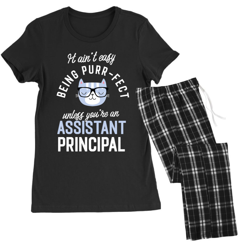 Assistant Principal Cat Lover Gifts It Ain T Easy Being Purr Fect Women's Pajamas Set by MICHAELOHARRA | Artistshot