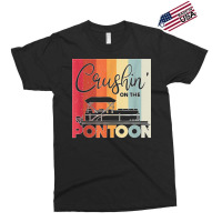 Mens Crushin' On The Pontoon Boat Captain Exclusive T-shirt | Artistshot