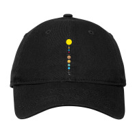 Minimalist Solar System - Astronomy Science Adjustable Cap | Artistshot