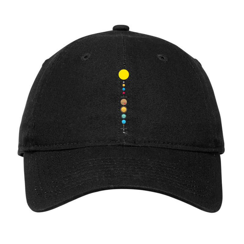 Minimalist Solar System - Astronomy Science Adjustable Cap by KaydenLivingston | Artistshot