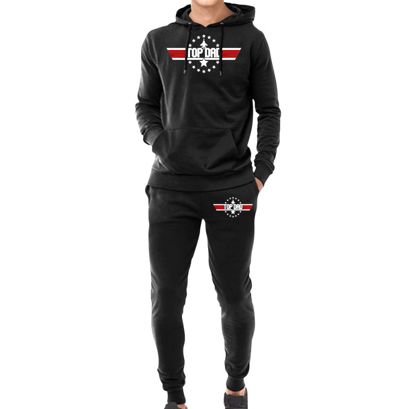 Top Dad Top Gun Classic Hoodie & Jogger Set | Artistshot