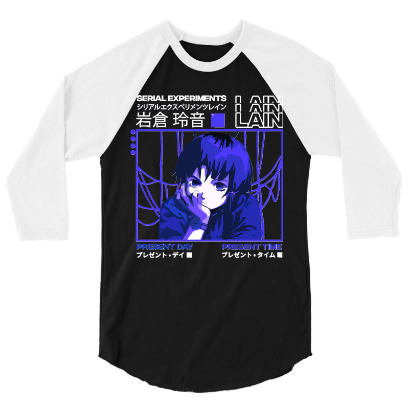 Serial Experiments Lain Darker Classic 3/4 Sleeve Shirt by cm-arts | Artistshot