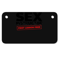 Sex Instructor Classic Motorcycle License Plate | Artistshot