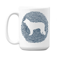 Welsh Sheepdog Dna Fingerprint Dog Welsh Sheepdog 15 Oz Coffee Mug | Artistshot