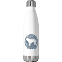 Welsh Sheepdog Dna Fingerprint Dog Welsh Sheepdog Stainless Steel Water Bottle | Artistshot