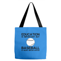 Education Important Baseball Importanter Tote Bags | Artistshot