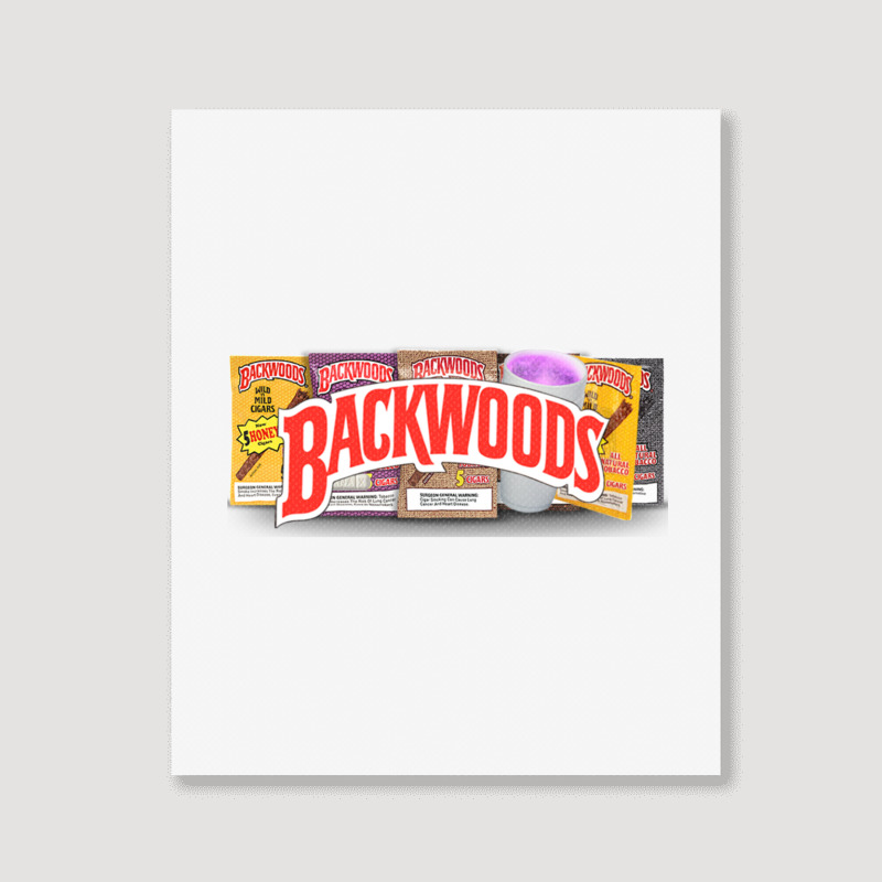 Backwoods Vintage Hiphop Shirt Portrait Canvas Print | Artistshot