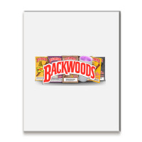 Backwoods Vintage Hiphop Shirt Metal Print Vertical | Artistshot