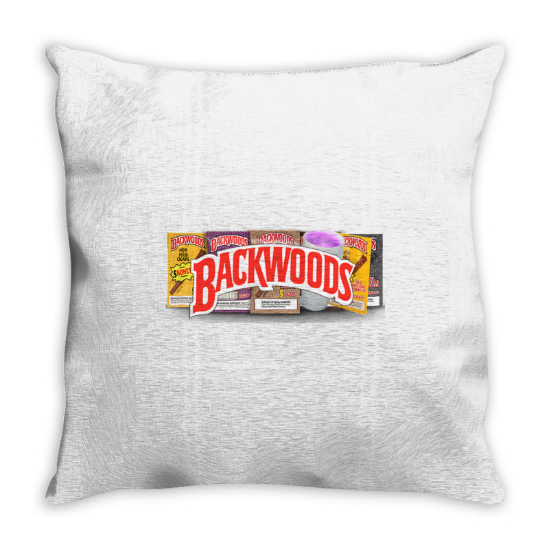 Backwoods Vintage Hiphop Shirt Throw Pillow | Artistshot