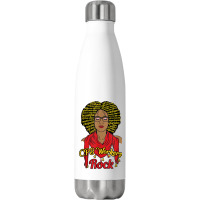 Cps Workers Child Protective Social Services Dss Black Woman Stainless Steel Water Bottle | Artistshot