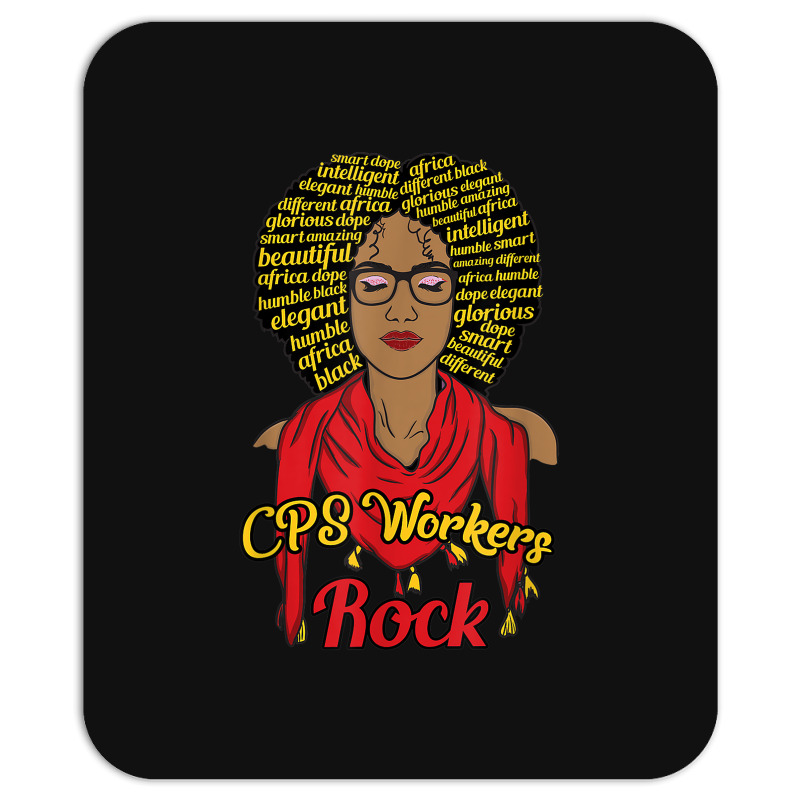 Cps Workers Child Protective Social Services Dss Black Woman Mousepad | Artistshot