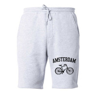 Amsterdam T Shirt   Netherlands Bicycle Bike Holland Gift T Shirt Fleece Short | Artistshot