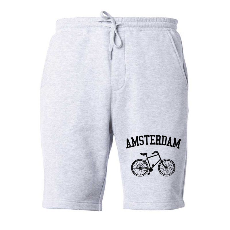 Amsterdam T Shirt   Netherlands Bicycle Bike Holland Gift T Shirt Fleece Short by cm-arts | Artistshot