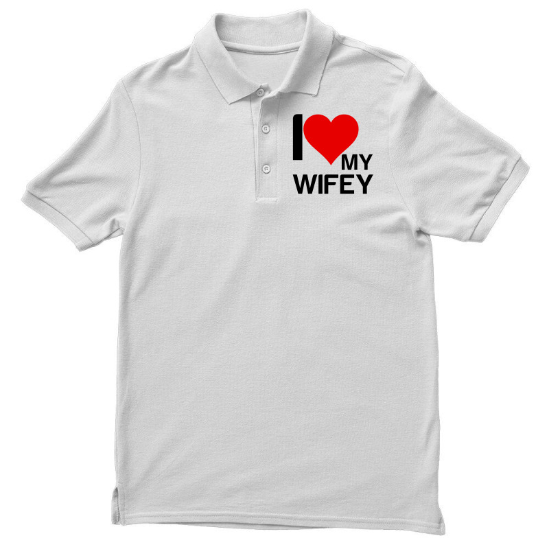 I Heart My Wifey Matching Couple Men's Polo Shirt | Artistshot