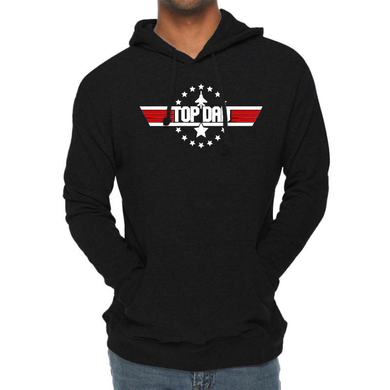 Top Dad Top Gun Classic Lightweight Hoodie | Artistshot