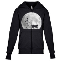 Belgian Malinoi Halloween Skeleton Funny Dog Youth Gift T Shirt Youth Zipper Hoodie | Artistshot