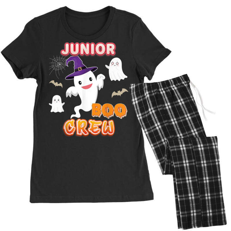 Junior Boo Crew Halloween Ghost Witch Pumpkin Teacher Women's Pajamas Set by Stunner | Artistshot