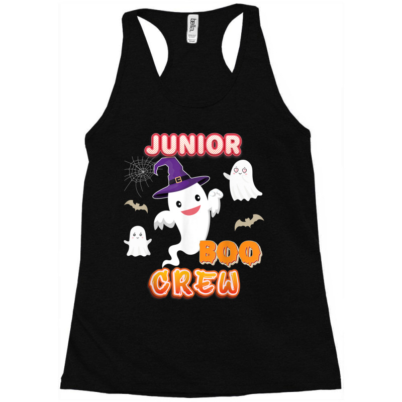 Junior Boo Crew Halloween Ghost Witch Pumpkin Teacher Racerback Tank by Stunner | Artistshot