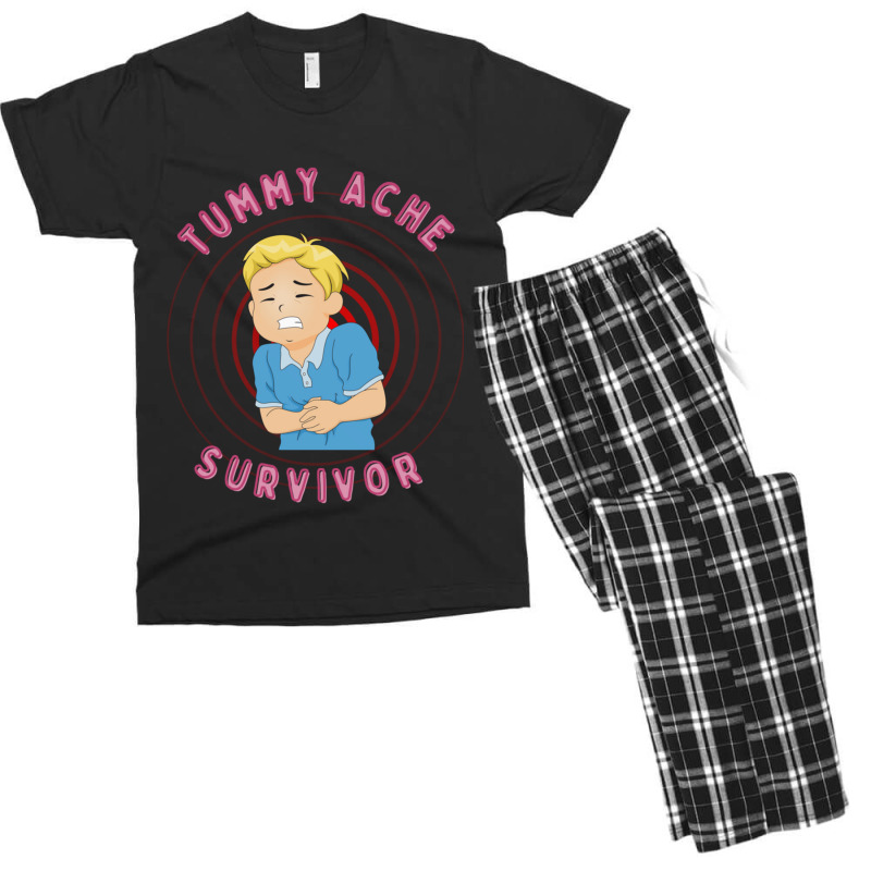 Tummy Ache Survivor  Tummy Ache Survivor Trends  Tummy Relief  Stomach Men's T-shirt Pajama Set by cm-arts | Artistshot