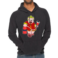 Fire Department T  Shirt Pig As Firefighter With Fire Extinguisher T Vintage Hoodie | Artistshot