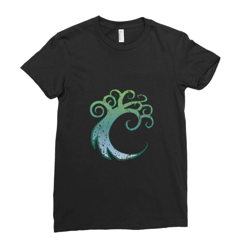 Simic Combine Crest Magic The Gathering Ladies Fitted T-Shirt by wolulasdelapanbelas | Artistshot