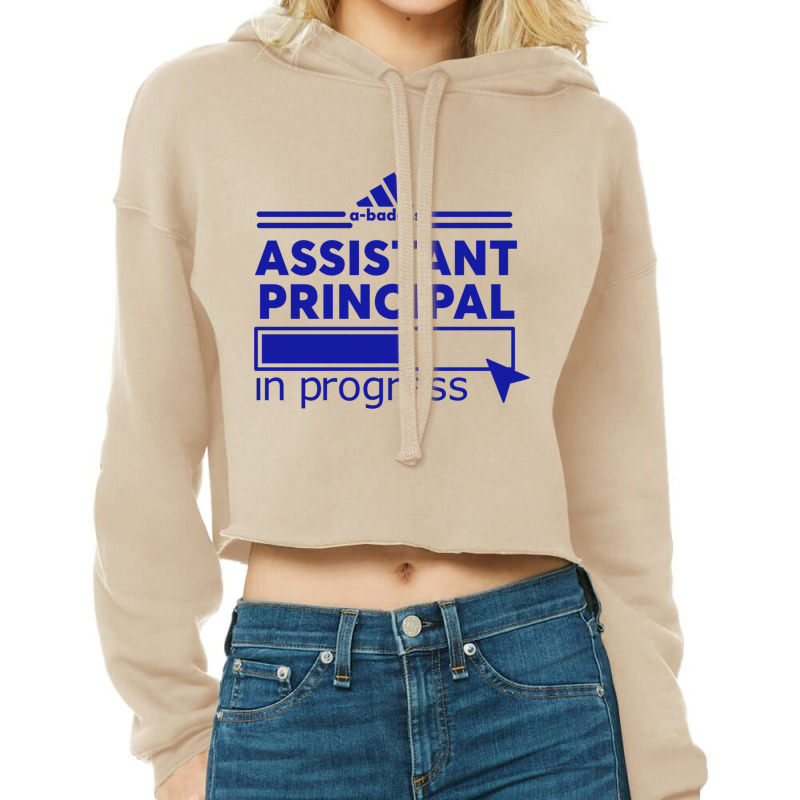 Assistant Principal Cropped Hoodie by YURIYAMIGUD | Artistshot