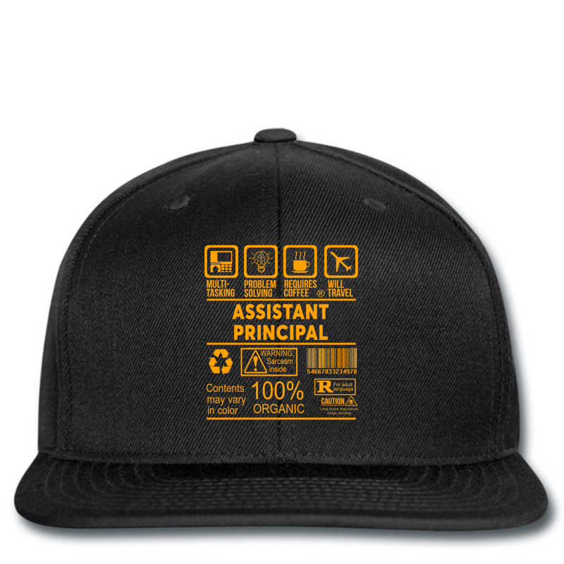 Assistant Principal - Nice Design 2017 Printed hat by YURIYAMIGUD | Artistshot