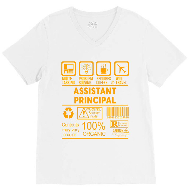 Assistant Principal - Nice Design 2017 V-Neck Tee by YURIYAMIGUD | Artistshot