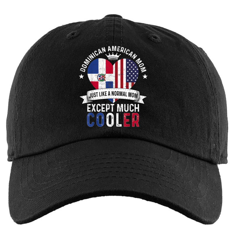 Dominican American Mom Mothers Day Mama Dominican Flag Kids Cap by Color | Artistshot