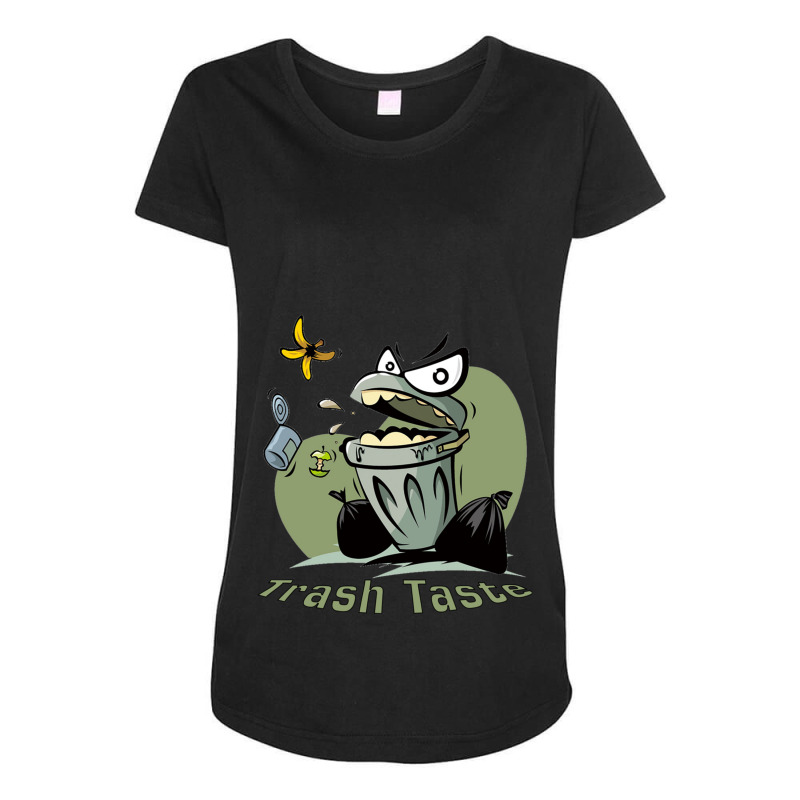 Trash Taste Fruit Taste-funny Maternity Scoop Neck T-shirt by cm-arts | Artistshot