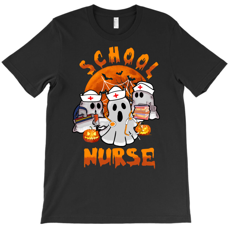 Gift Idea T  Shirt Cute Halloween Nurse Costume Ghost School T  Shirt T-shirt | Artistshot