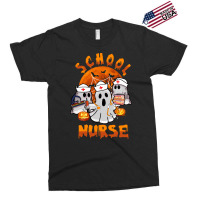 Gift Idea T  Shirt Cute Halloween Nurse Costume Ghost School T  Shirt Exclusive T-shirt | Artistshot