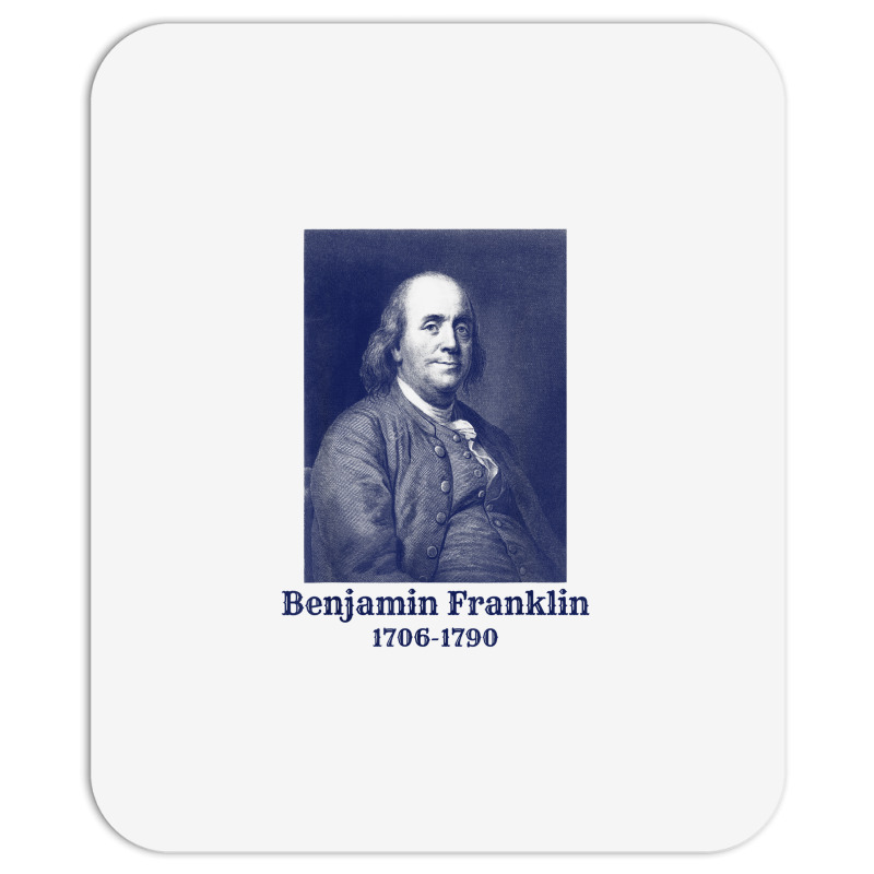 Ben Franklin T Shirt. Vintage Founding Father Tee Mousepad | Artistshot