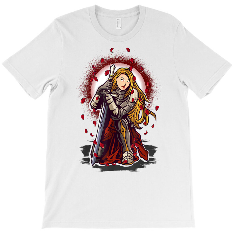 Woman Female Warrior Knight Medieval Fantasy Armor Sword T Shirt T-shirt | Artistshot