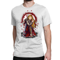 Woman Female Warrior Knight Medieval Fantasy Armor Sword T Shirt Classic T-shirt | Artistshot