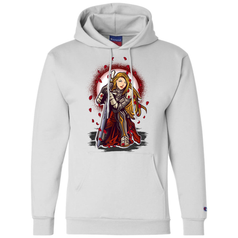 Woman Female Warrior Knight Medieval Fantasy Armor Sword T Shirt Champion Hoodie | Artistshot