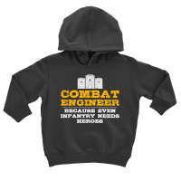 Combat Engineer   Engineer Gifts   Army Engineering T Shirt Toddler Hoodie | Artistshot