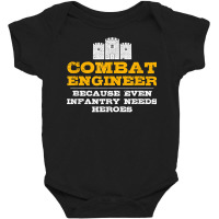 Combat Engineer   Engineer Gifts   Army Engineering T Shirt Baby Bodysuit | Artistshot