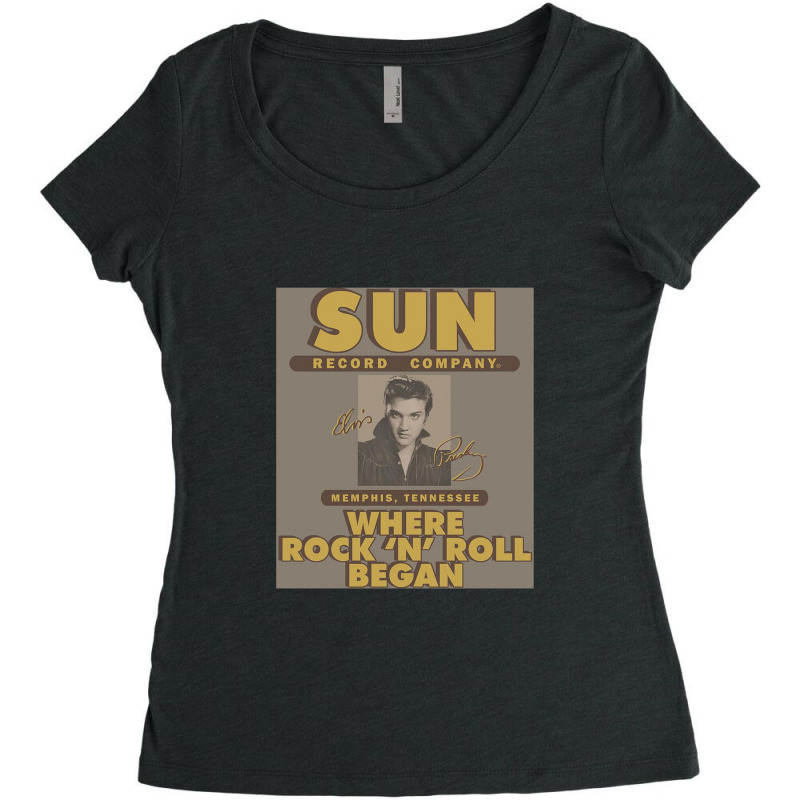 Sun, Sun Ad, Women's Triblend Scoop T-shirt | Artistshot