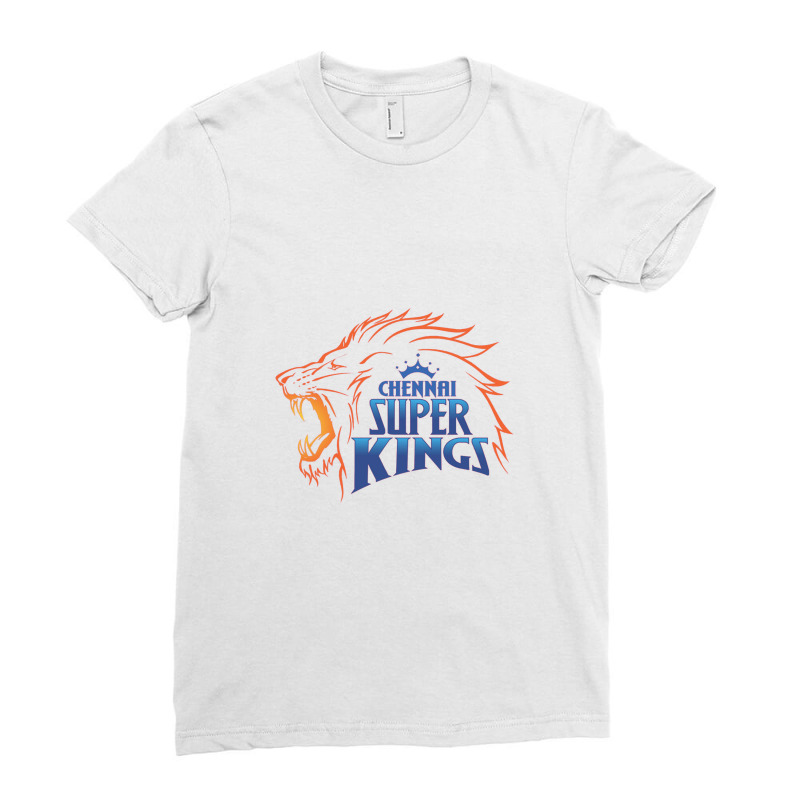 Chennai Super Kings Chennai Ladies Fitted T-Shirt by telutiga | Artistshot