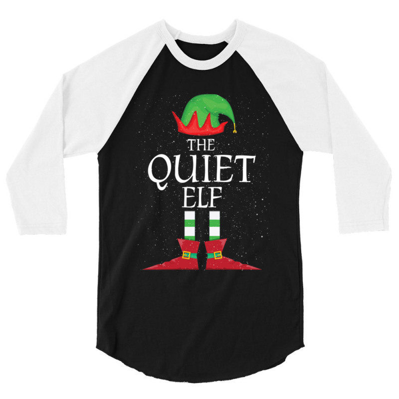 Quiet Elf Family Matching Christmas Group Funny Gift    (2) 3/4 Sleeve Shirt by cm-arts | Artistshot