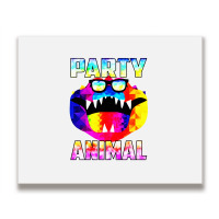 Party Animal Crocodile Alligator Metal Print Horizontal | Artistshot