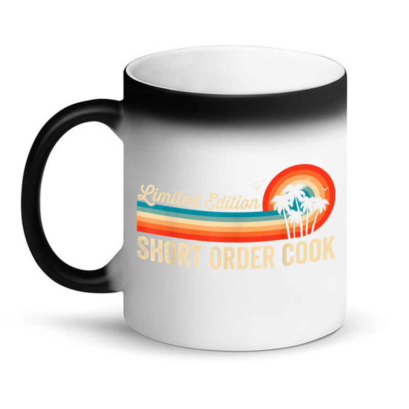 Short Order Cook Funny Birthday Retro Vintage Men Dad Magic Mug | Artistshot