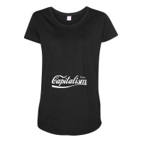 Enjoy Capitalism Capitalism Maternity Scoop Neck T-shirt | Artistshot