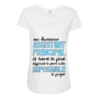 Assistant Principal Quote - Assistant Principal Jobs Maternity Scoop Neck T-shirt | Artistshot