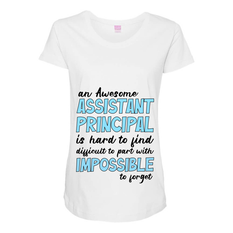 Assistant Principal Quote - Assistant Principal Jobs Maternity Scoop Neck T-shirt by YURIYAMIGUD | Artistshot