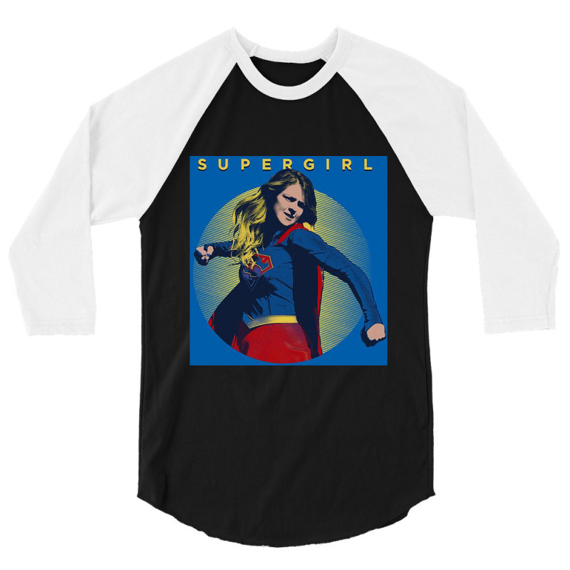 Supergirl, Classic Hero, 3/4 Sleeve Shirt | Artistshot