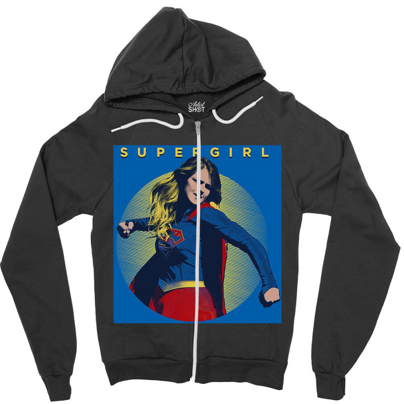 Supergirl, Classic Hero, Zipper Hoodie | Artistshot