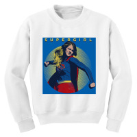 Supergirl, Classic Hero, Youth Sweatshirt | Artistshot